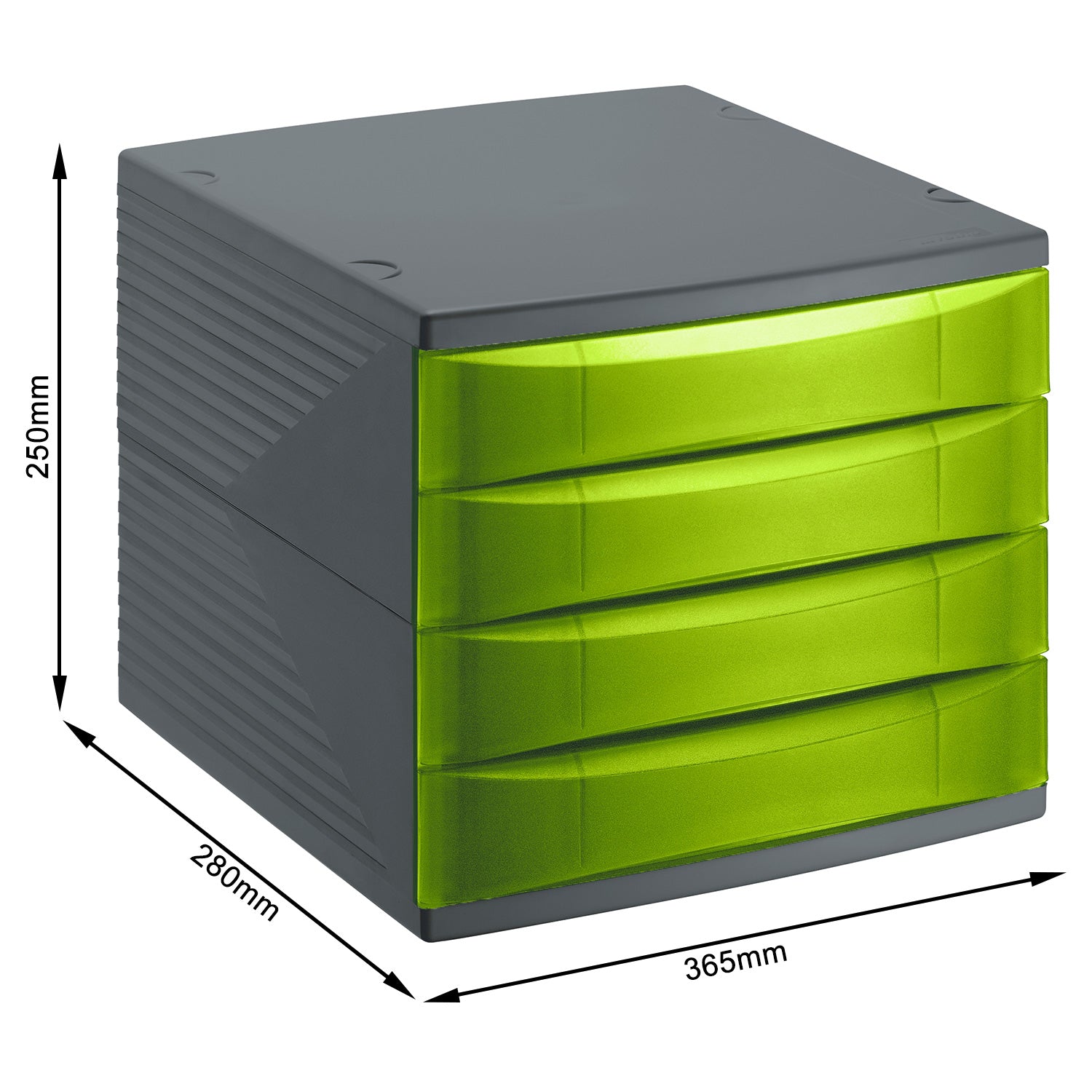 rotho-quadra-b-robox-a4-4-sch-be-anthrazit-stapelbar image 6