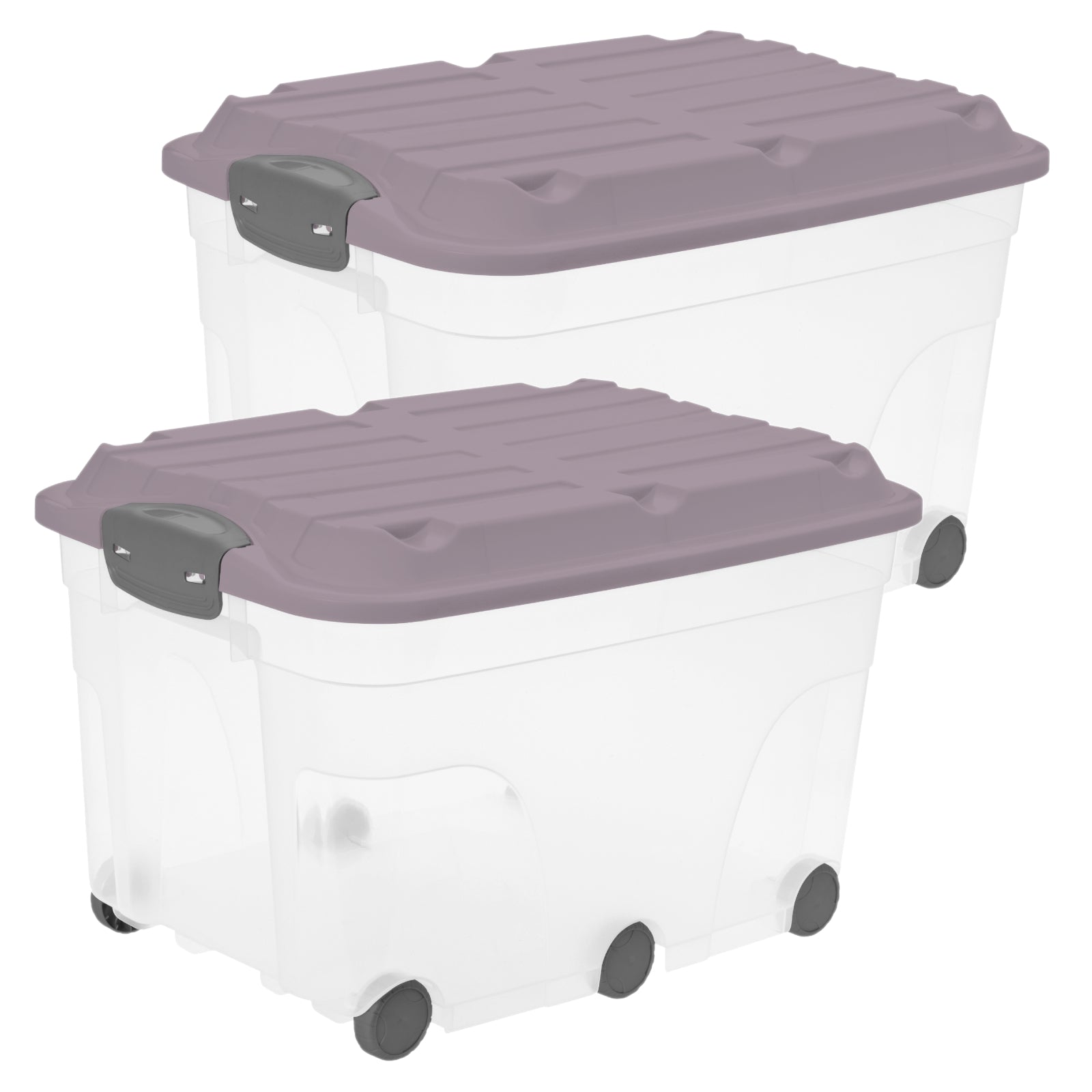 rotho-roller-6-rollbox-57-l-transparent-mistletoe-gr-n image 2