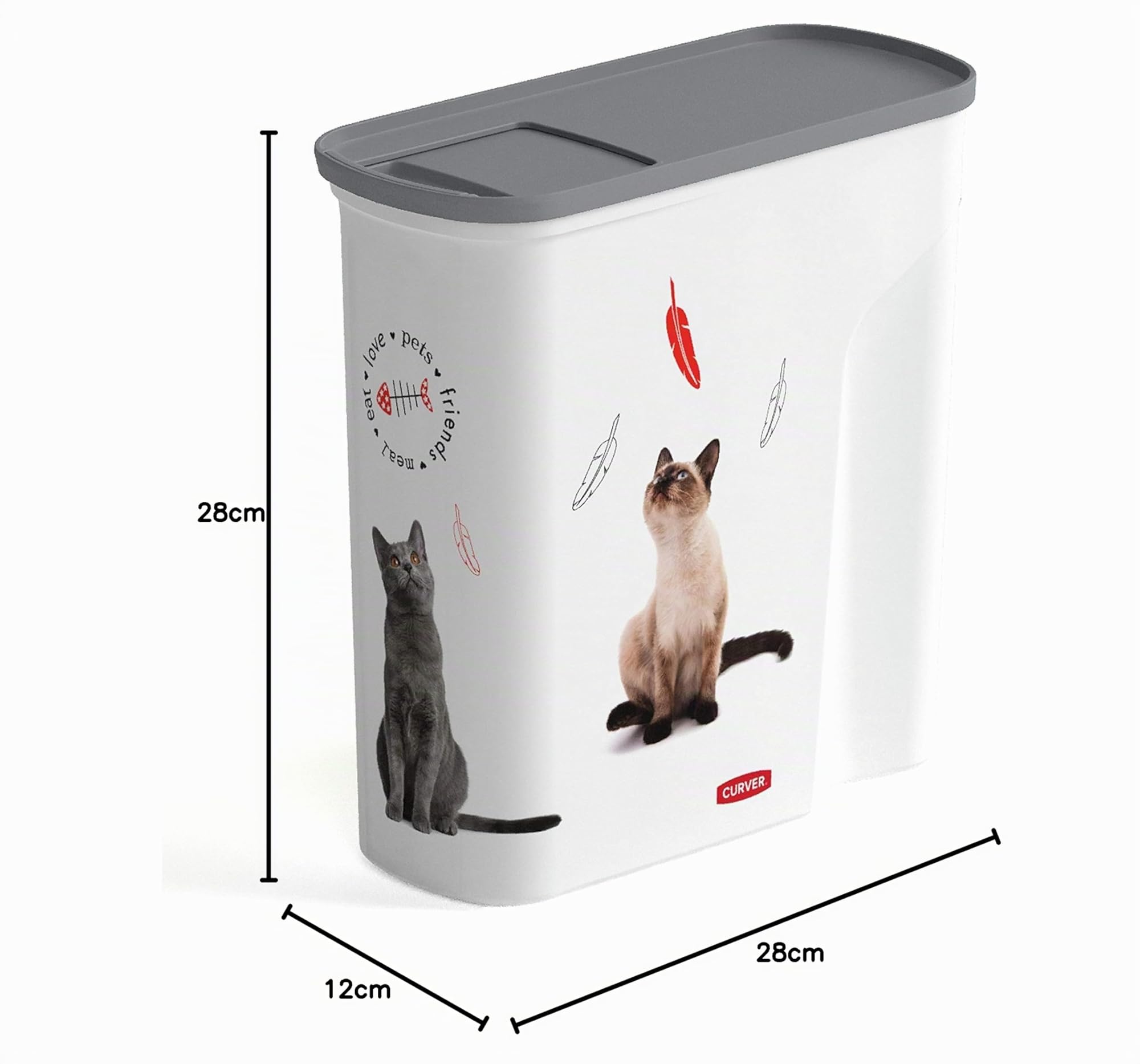 curver-pet-food-futterbox-6l-2-5kg-wei-love-pets-katze image 4