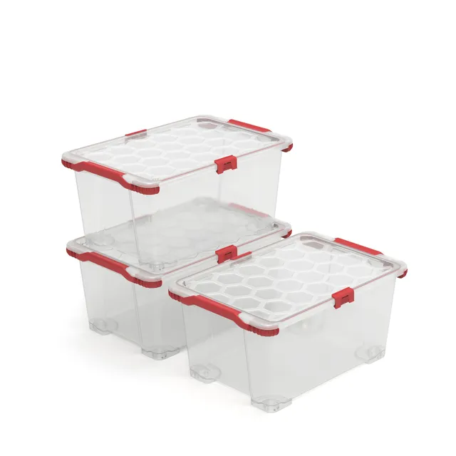 rotho-evo-total-aufbewahrungsbox-44-l-transparent-3er-set image 1