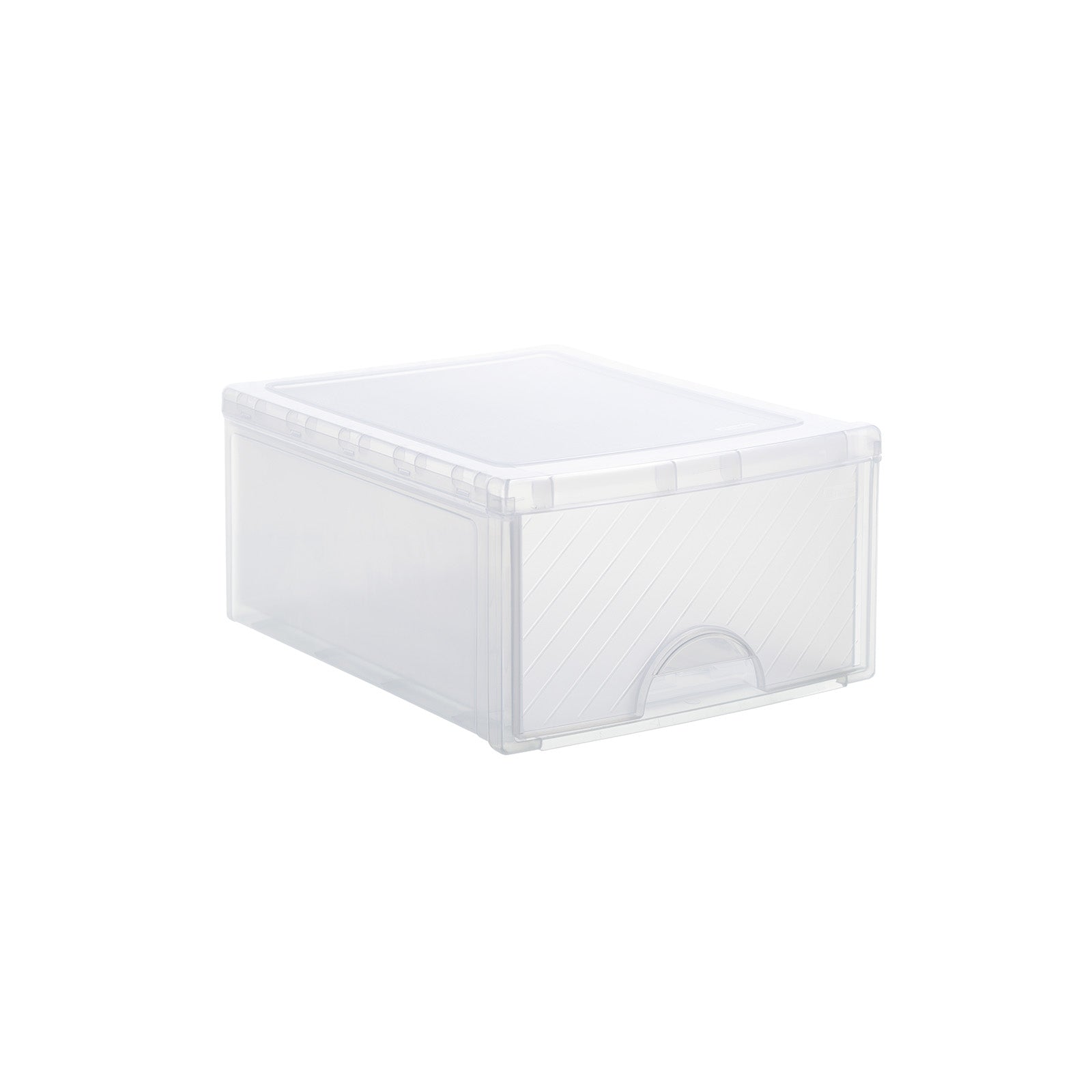 rotho-frontbox-schubladenbox-18-l-transparent-1-fach image 1