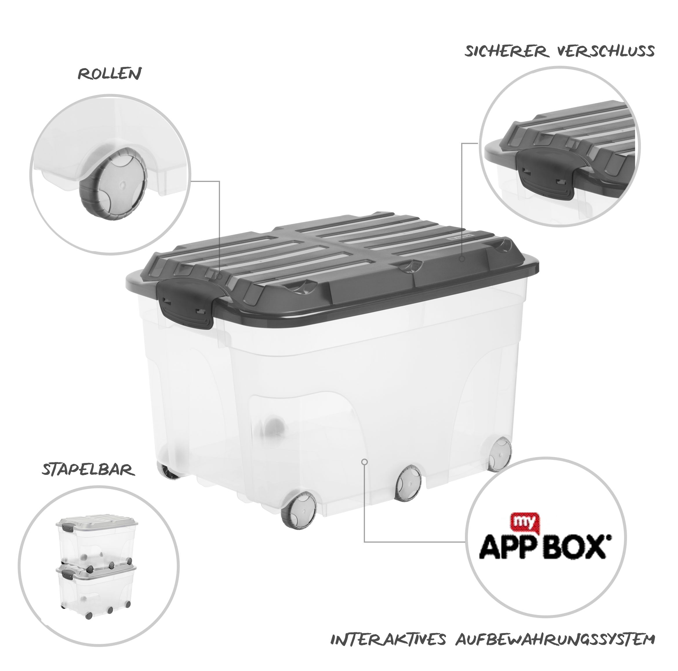 rotho-roller-6-rollbox-57-l-cool-grau-2er-set-mit-rollen image 5