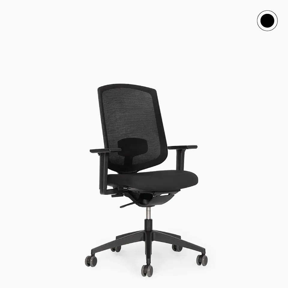 lento-laboro-einsteiger-b-rostuhl-netzr-cken-schwarz-ergonomisch image 1