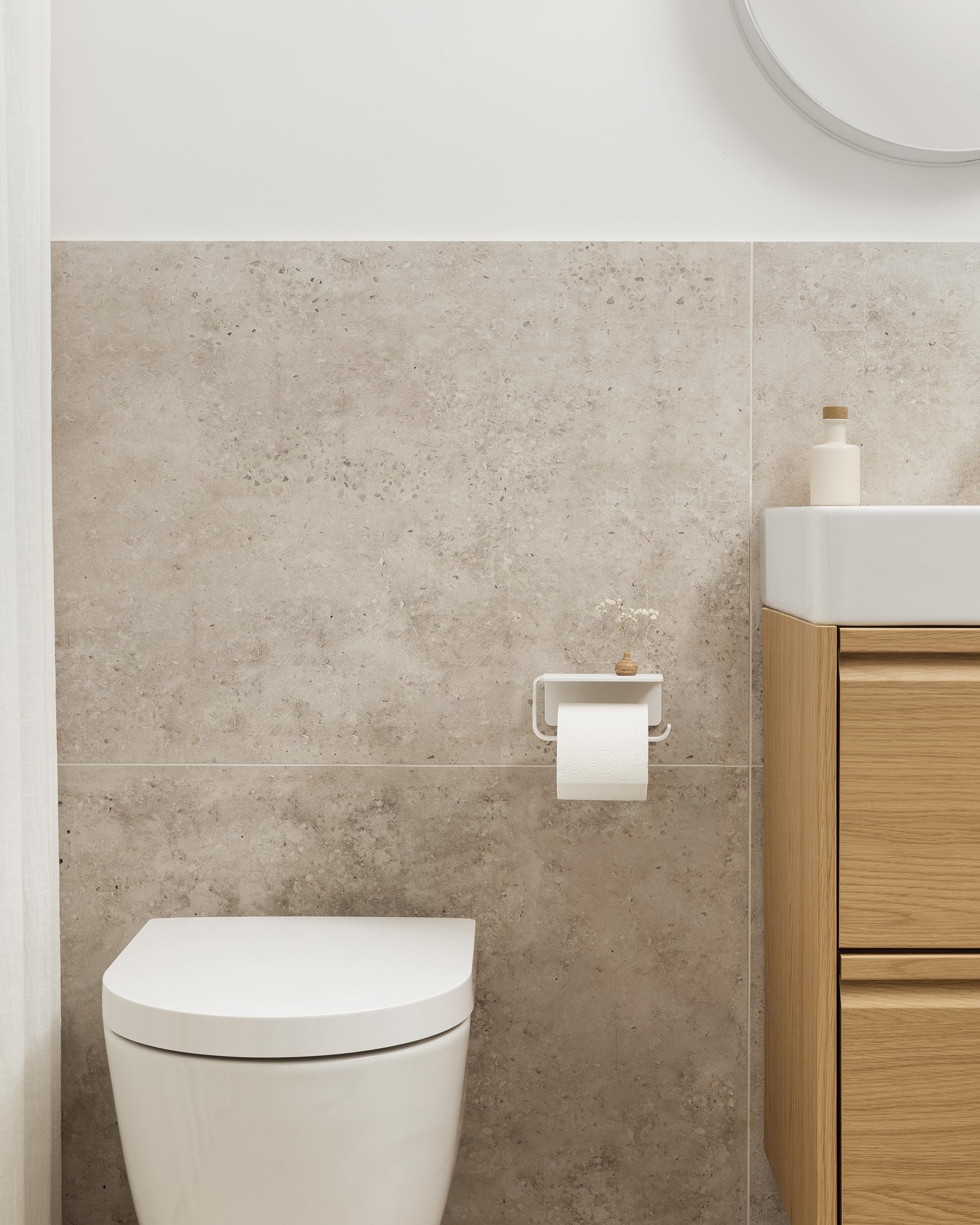 kazai-leif-toilettenpapierhalter-mit-ablage-wei-zum-kleben image 6