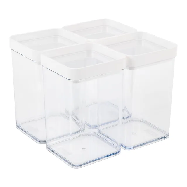 rotho-fera-vorratsdosen-1-l-4er-set-wei-aromadicht image 1