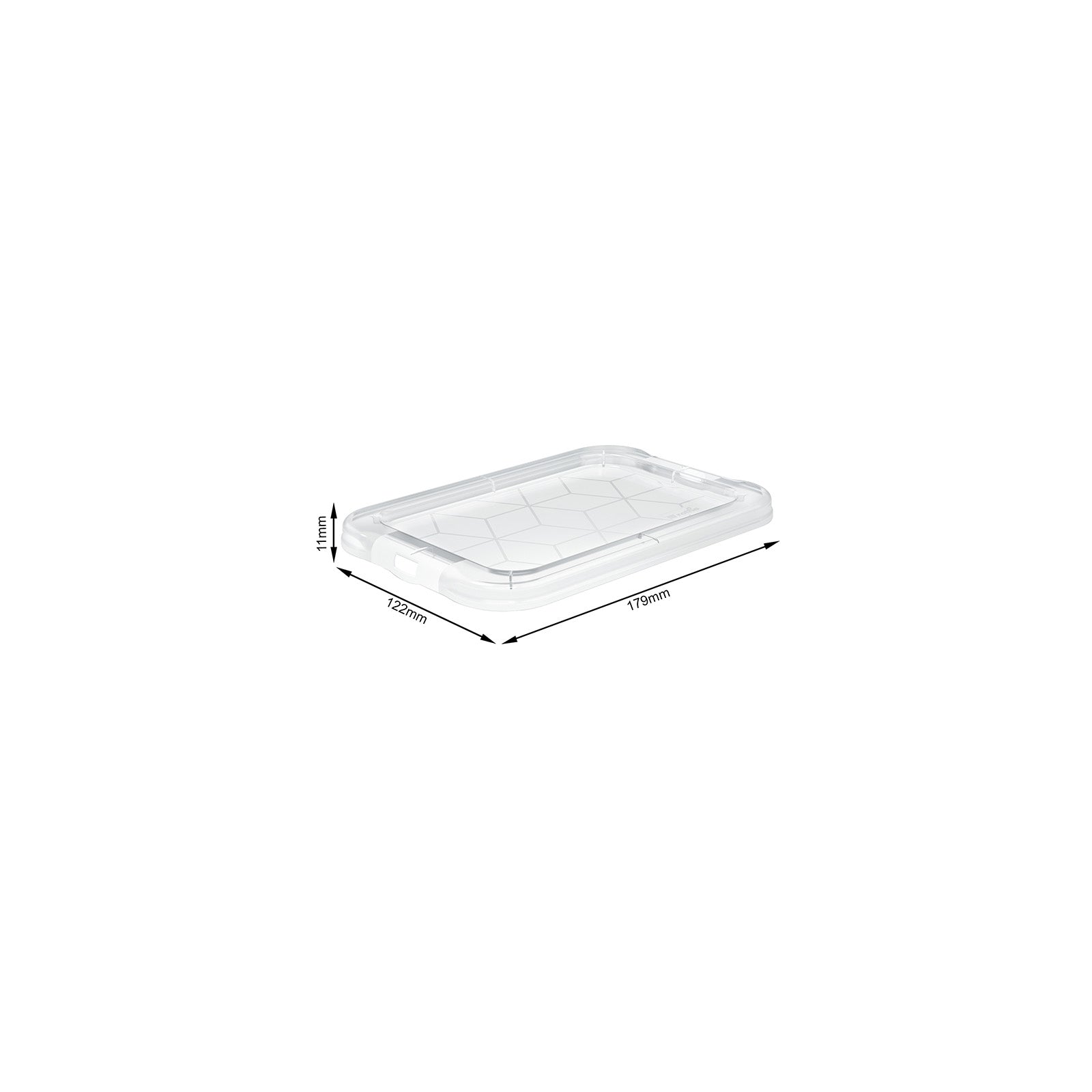 rotho-evo-easy-deckel-1-2-l-box-transparent-stapelbar image 3
