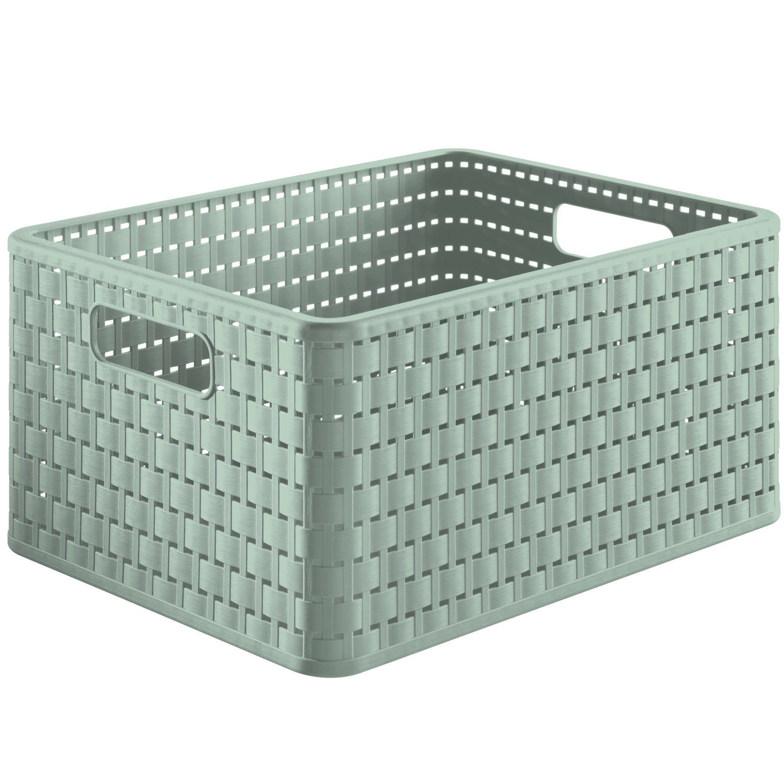 rotho-country-korb-din-a4-18-l-anthrazit-rattan-optik image 7