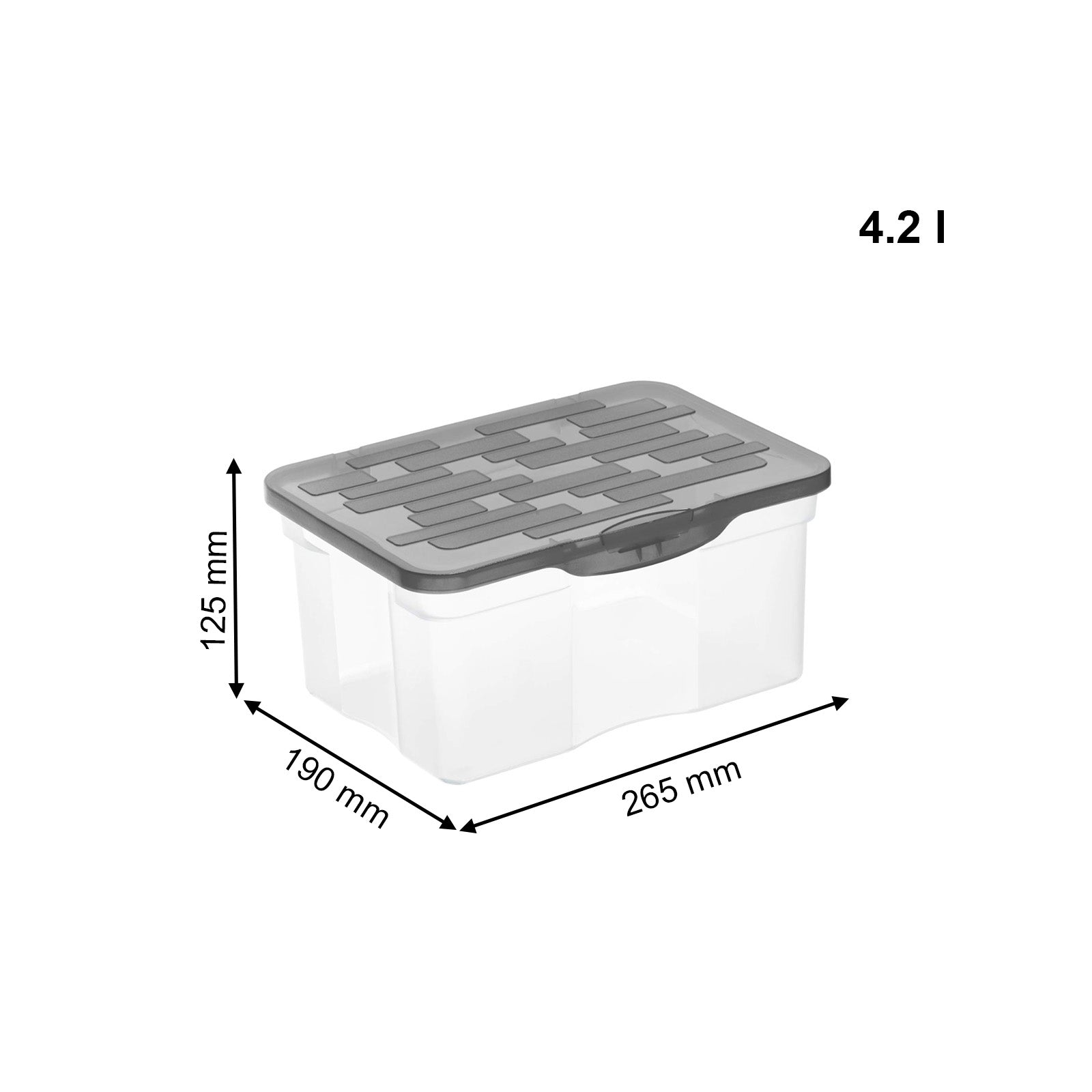 rotho-ranger-aufbewahrungsbox-a5-4-2-l-mit-deckel image 3