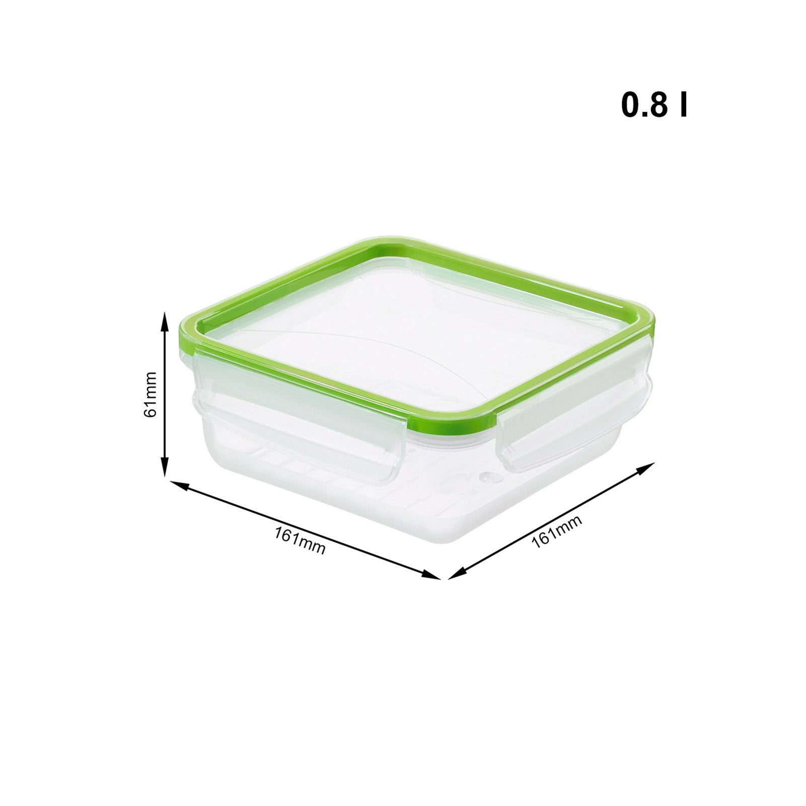 rotho-clic-lock-frischhaltedose-0-8-l-transparent-luftdicht image 7
