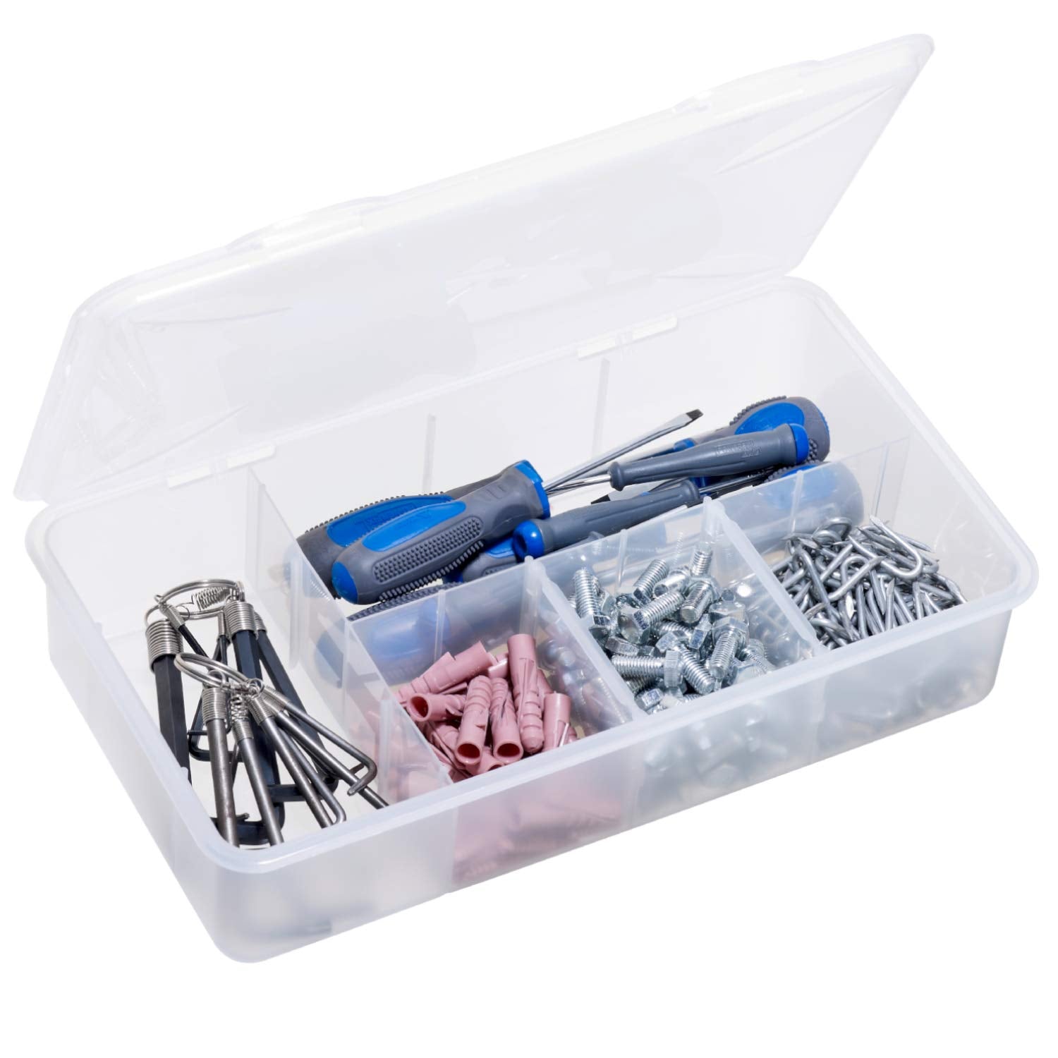 rotho-snappy-box-3-l-transparent-mit-flexiblen-f-chern image 3