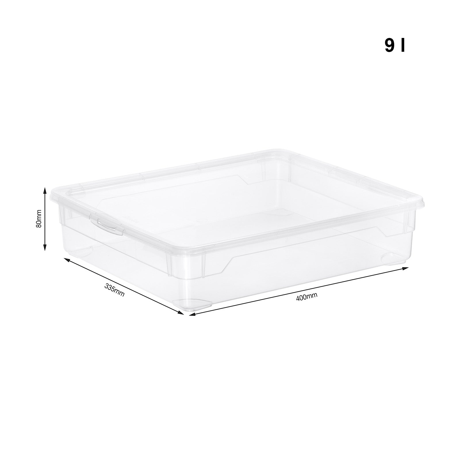 rotho-clear-aufbewahrungsbox-9-l-3er-set-transparent image 6