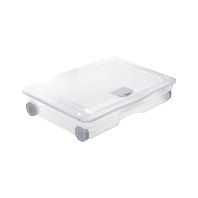 rotho-cargo-rollbox-60-l-transparent-mit-deckel image 1