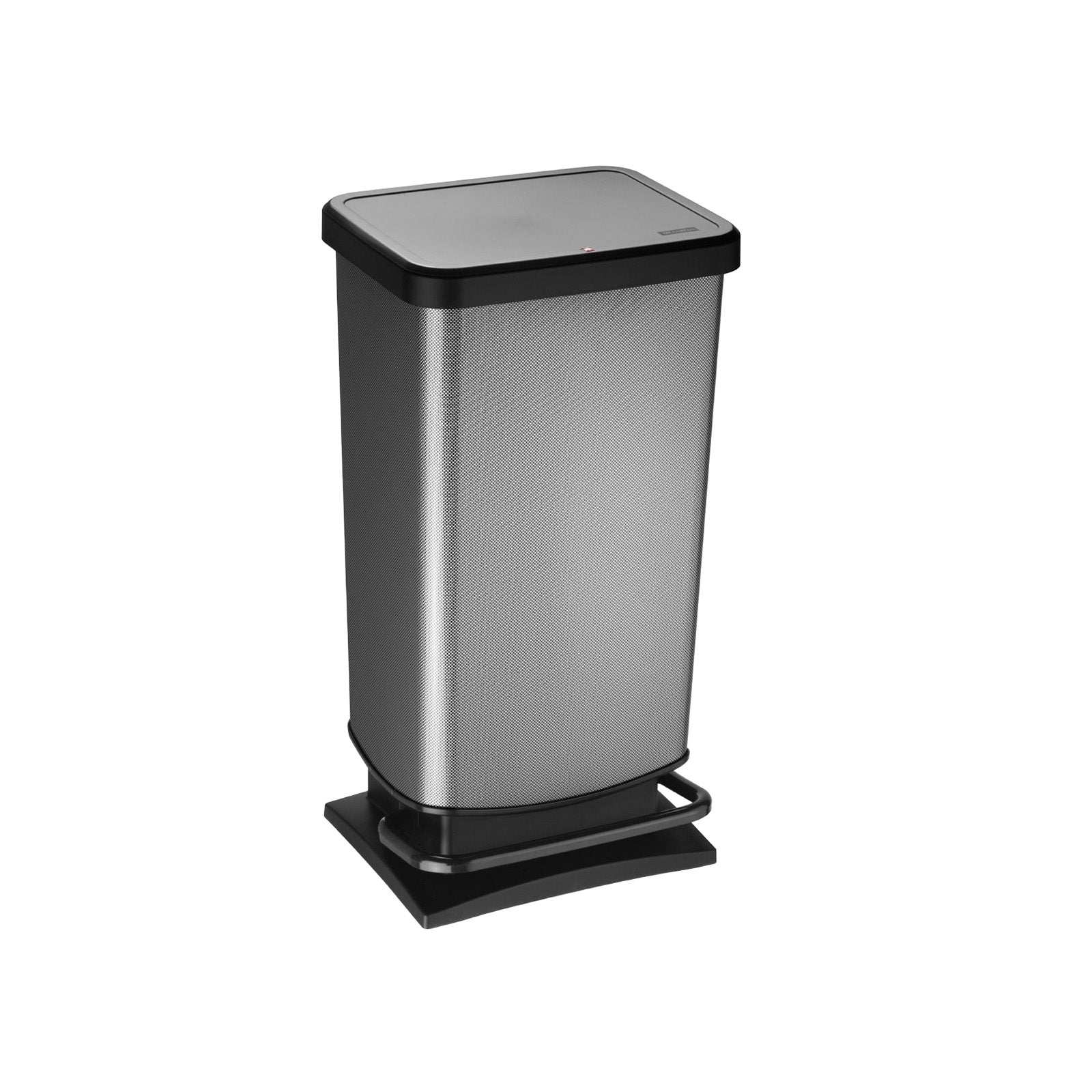 rotho-paso-treteimer-40-l-anthrazit-mit-pedal-und-d-mpfer image 4