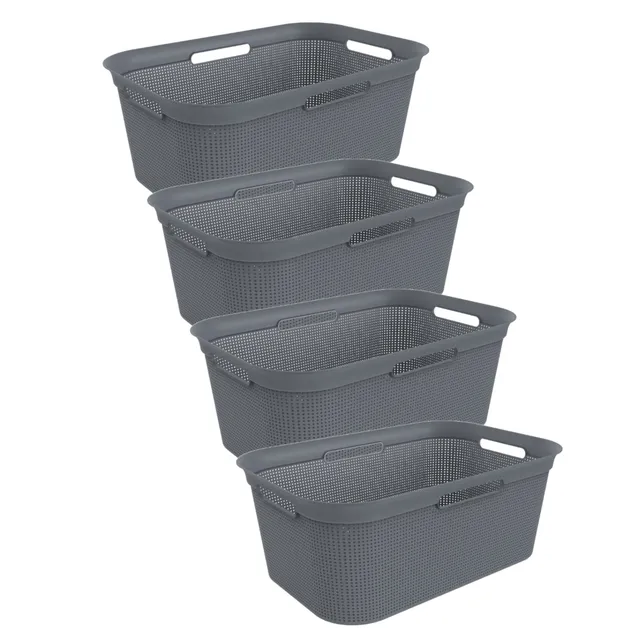 rotho-brisen-w-schekorb-41-l-4er-set-anthrazit-flexibel image 1
