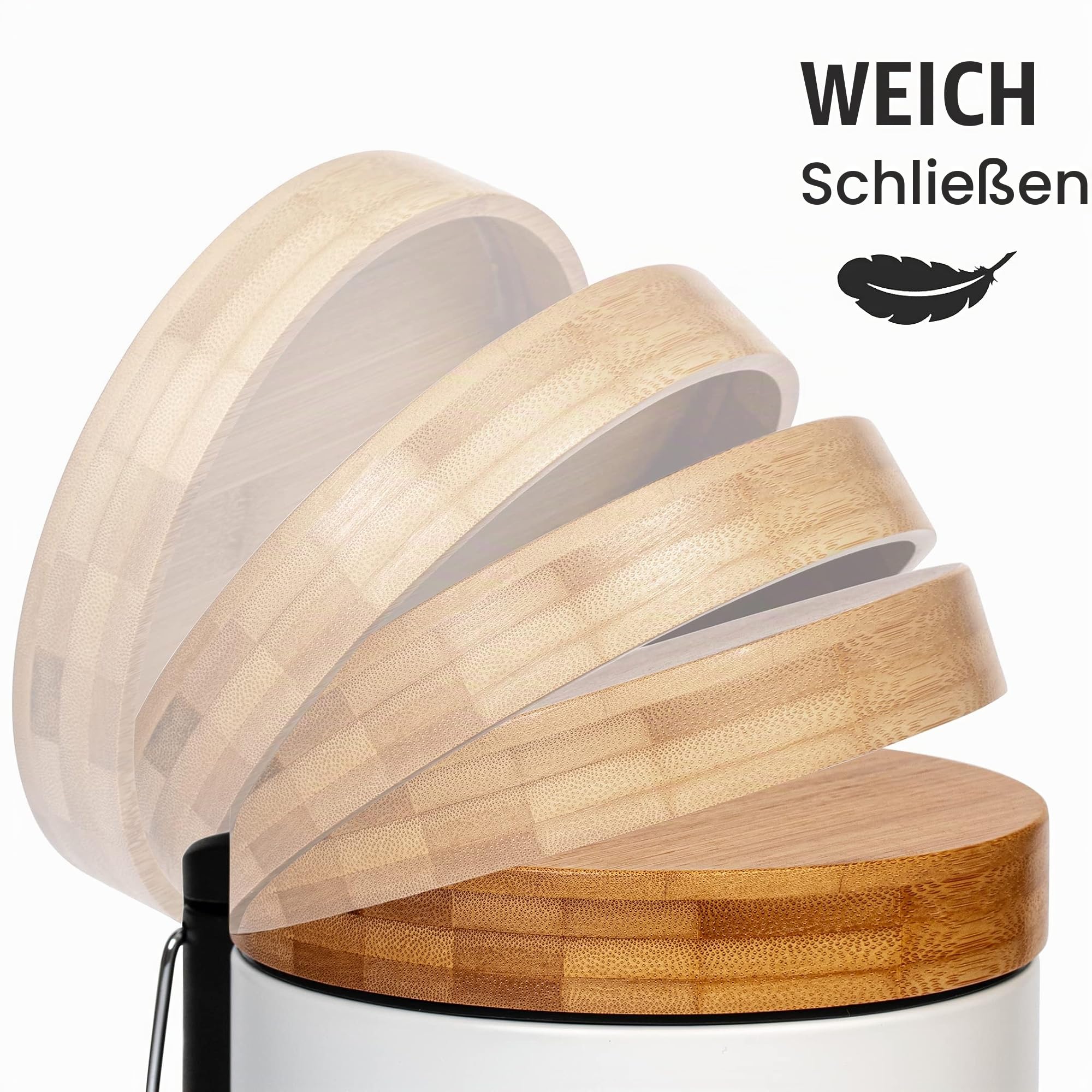 kazai-kosmetikeimer-3-liter-wei-mit-bambusdeckel image 3