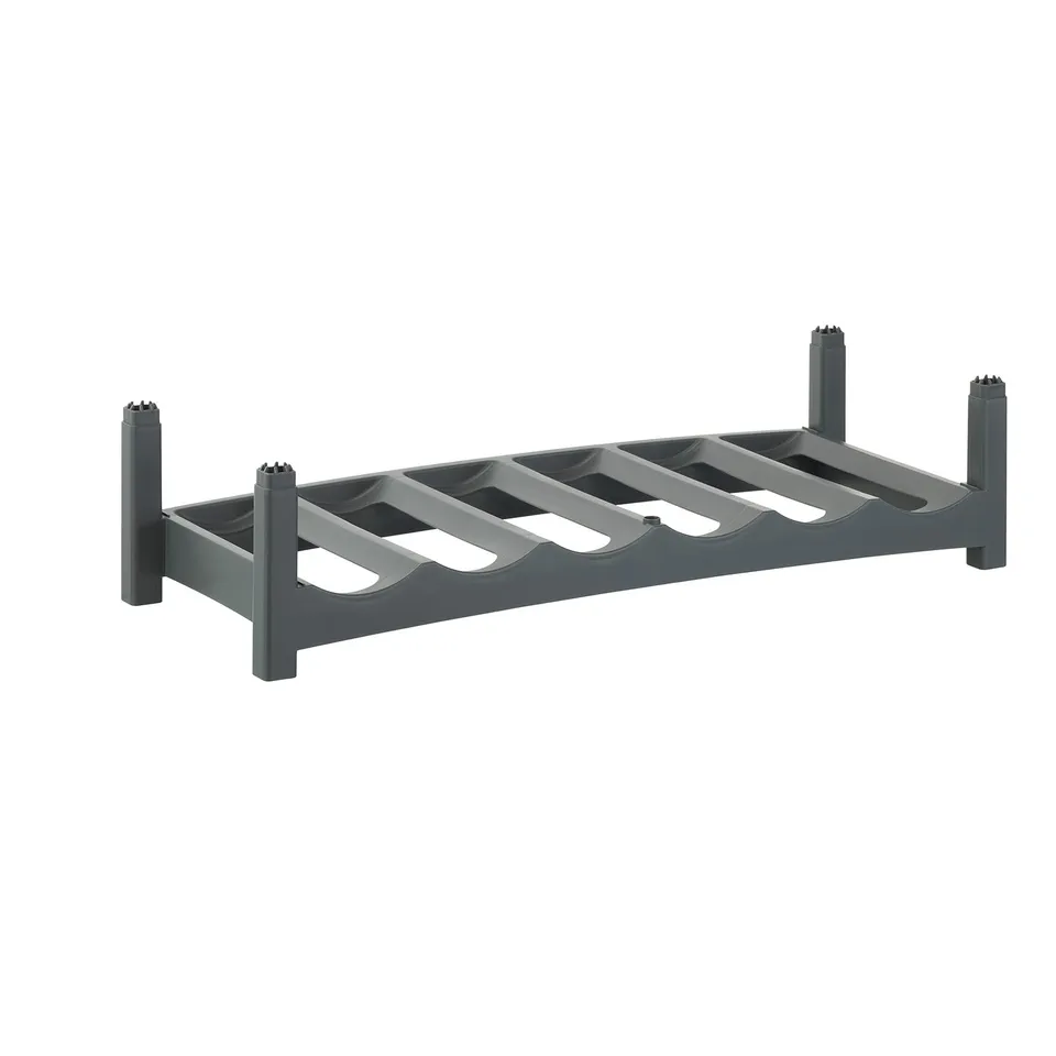 rotho-vario-flaschenregal-6-flaschen-anthrazit-stapelbar image 1