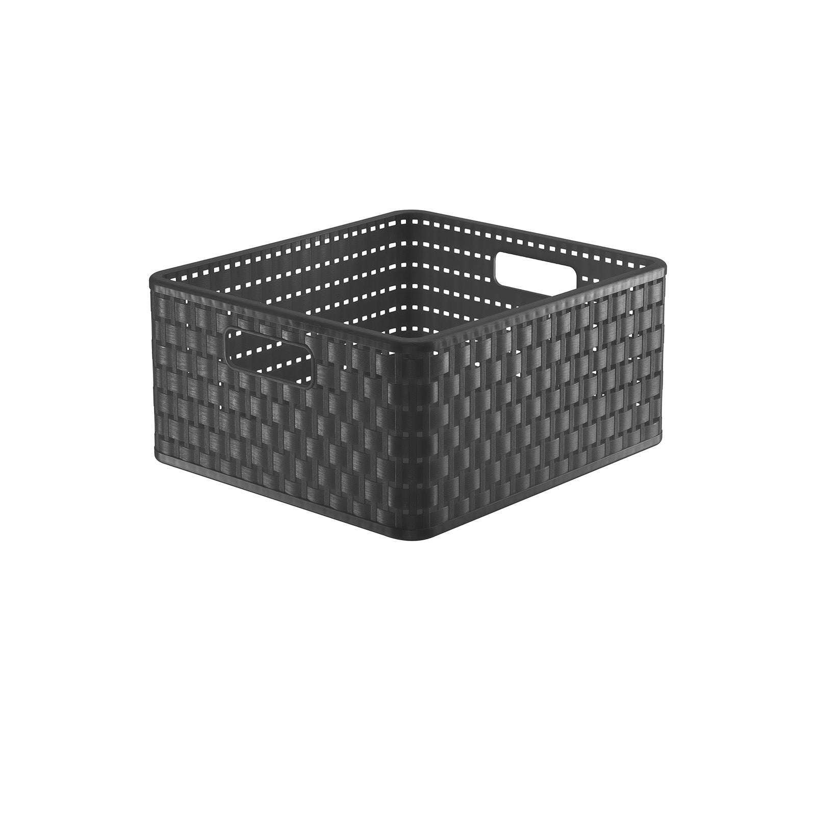 rotho-country-aufbewahrungskorb-14-l-anthrazit-rattan image 3
