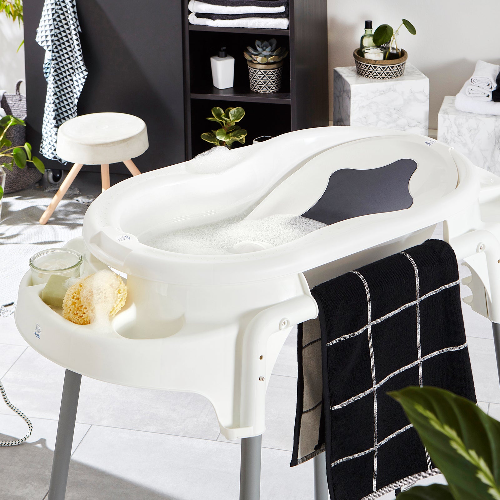 rotho-top-badestation-stone-grey-baby-badewanne-gestell image 6