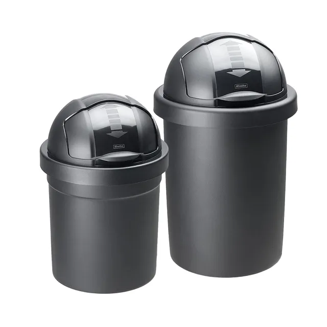 rotho-roll-bob-m-lleimer-set-30-10-l-schwarz image 1