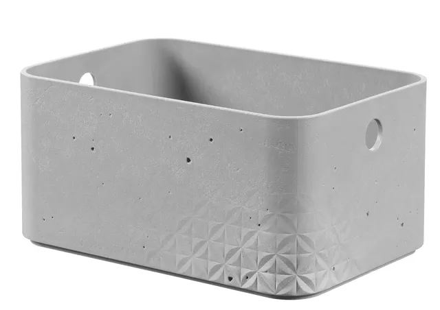 curver-beton-box-s-aufbewahrungsbox-4l-grau-beton-look image 1