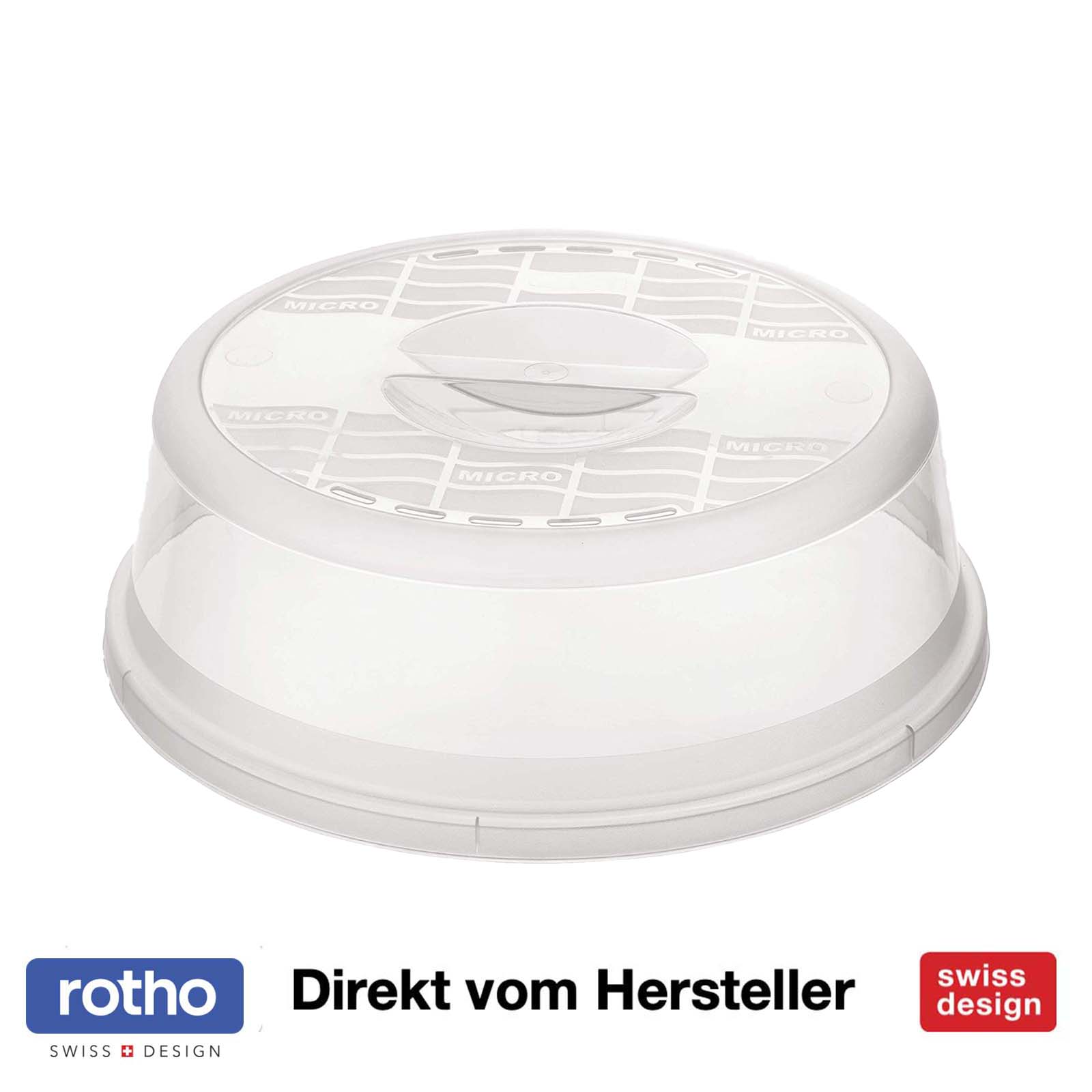 rotho-basic-mikrowellen-abdeckhaube-26-5cm-transparent image 5