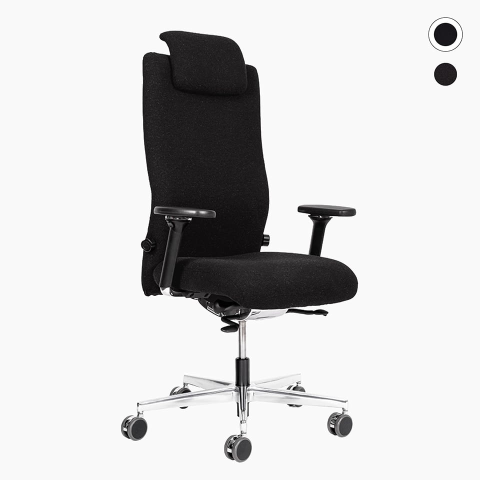 lento-agilis-xl-b-rostuhl-24h-mit-kopfst-tze-schwarz image 1