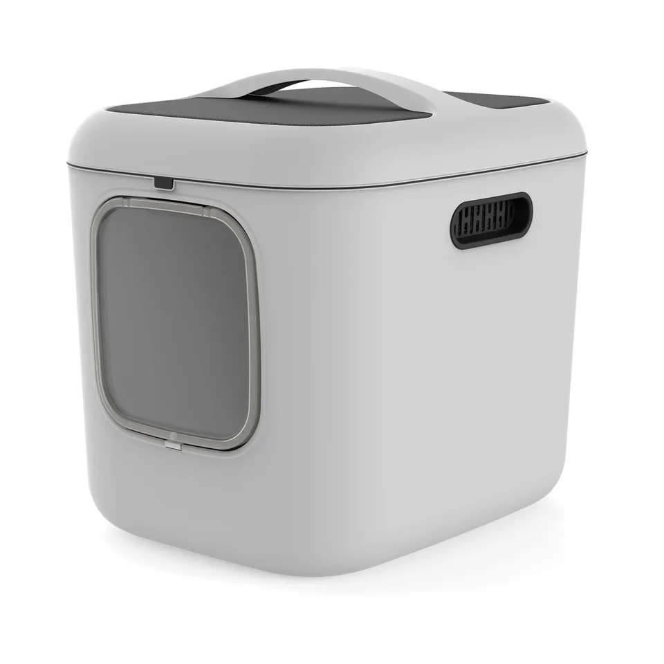 rotho-biala-katzentoilette-xl-mistelwei-mit-filtern image 1