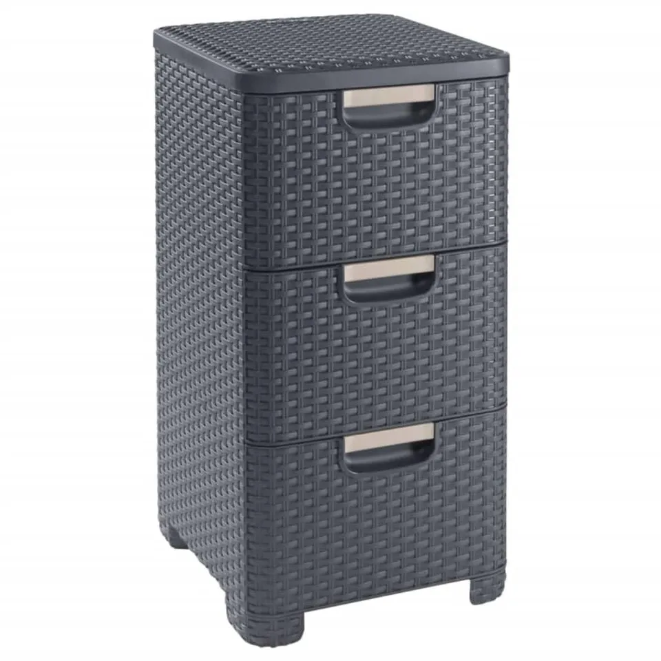 curver-style-schubladenturm-3x14l-anthrazit-37-8x32-8x60-cm image 1