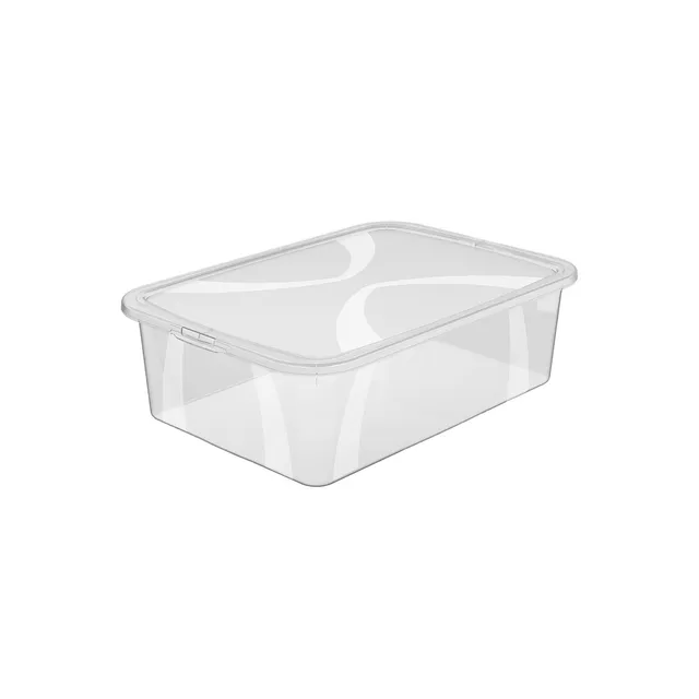 rotho-lona-box-29-l-transparent-mit-deckel image 1