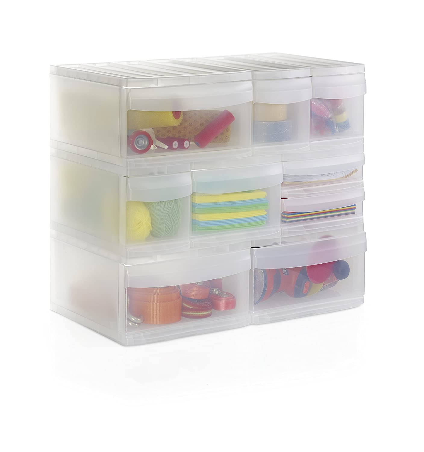 rotho-systemix-schubladenbox-m-stapelbox-transparent image 5