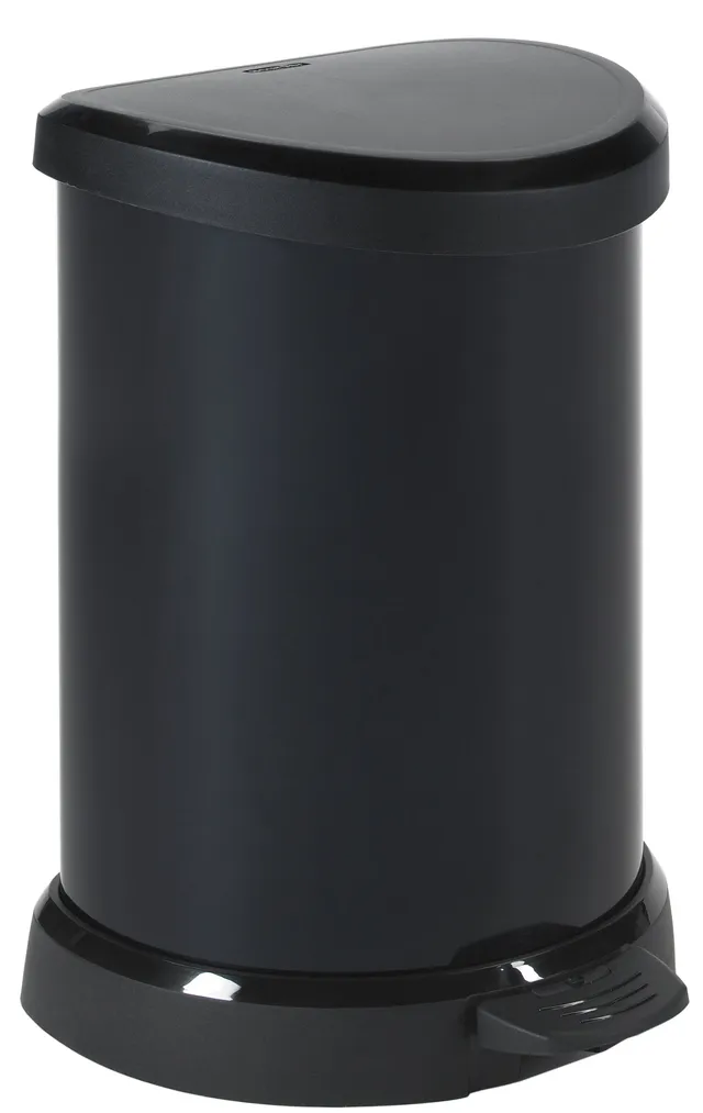 curver-decobin-metallics-m-lleimer-15l-schwarz-metallic image 1