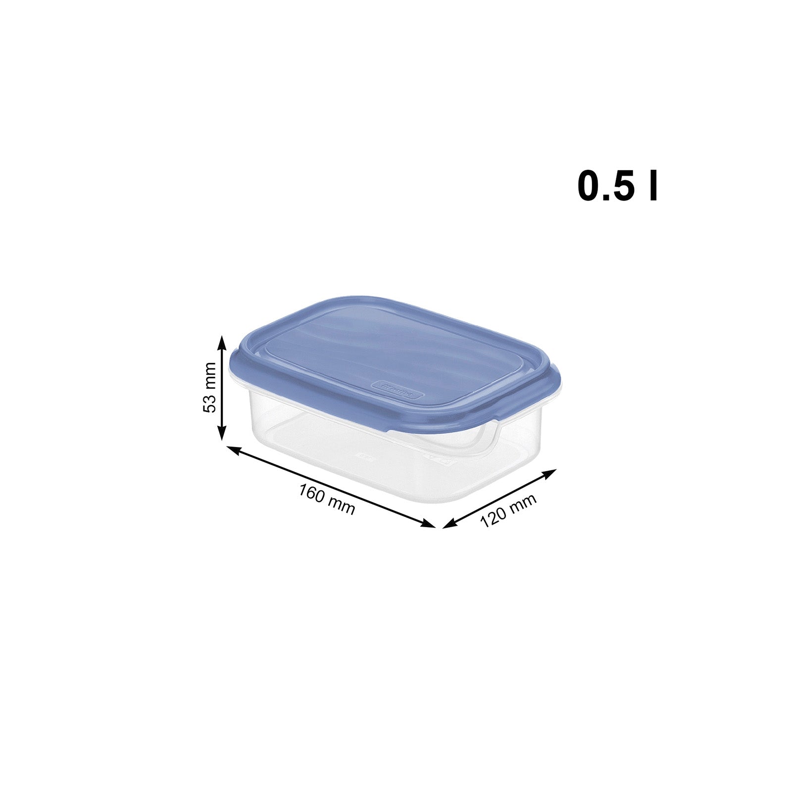 rotho-rondo-frischhaltedose-eckig-0-5-l-horizontblau image 6