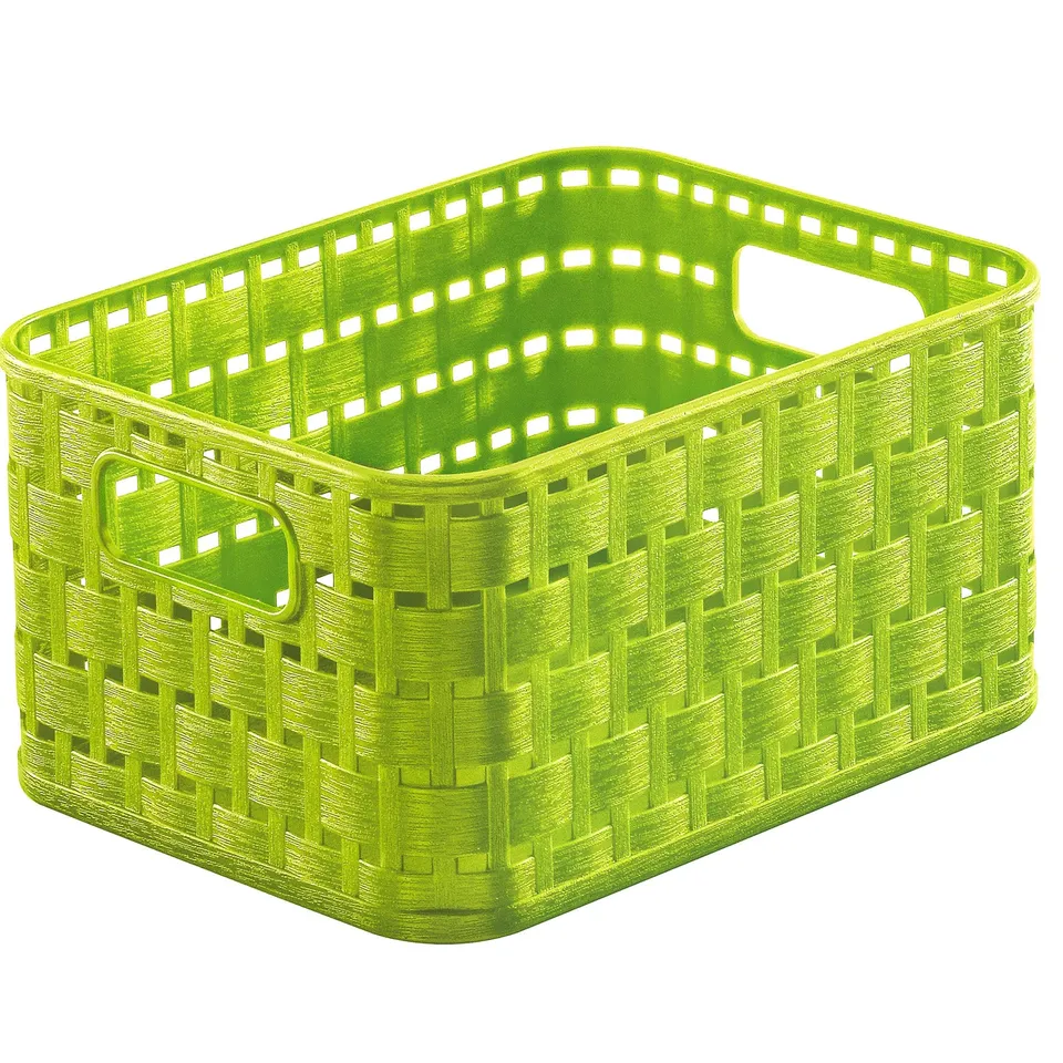 rotho-country-korb-din-a6-2-l-aufbewahrungskorb-anthrazit-rattan image 1