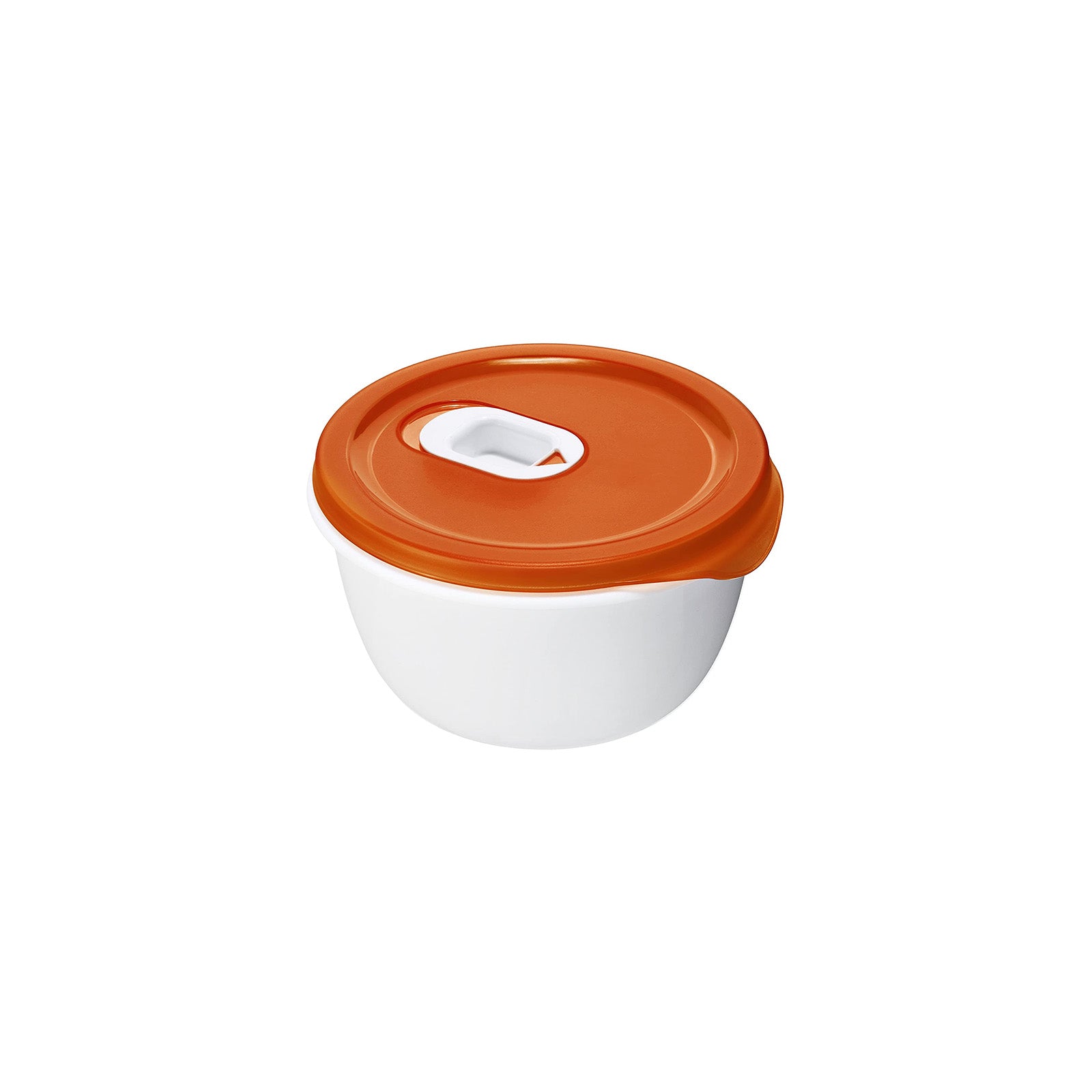 rotho-micro-clever-mikrowellensch-ssel-0-8-l-rot-deckel image 1