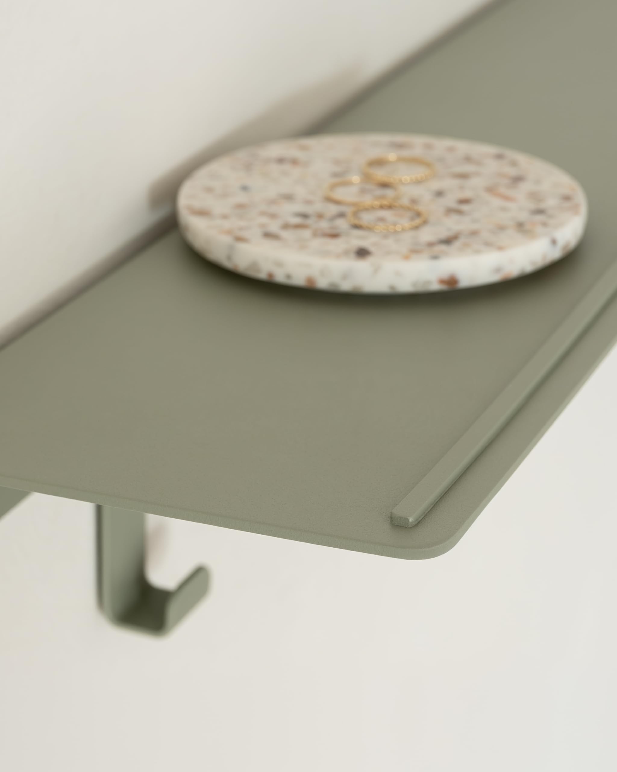 kazai-holmsen-wandgarderobe-metall-olivegr-n-mit-ablage image 3