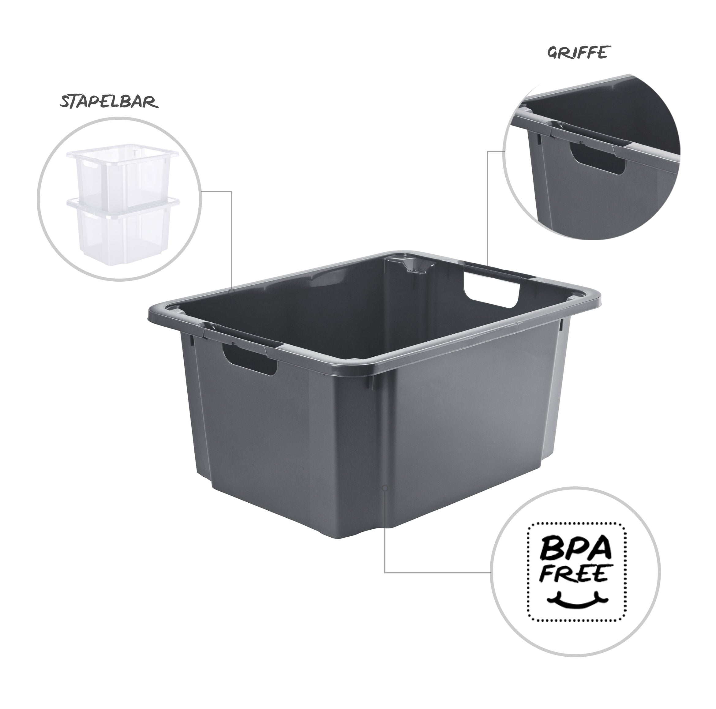rotho-reverso-drehstapelbox-46l-transparent-polypropylen image 4