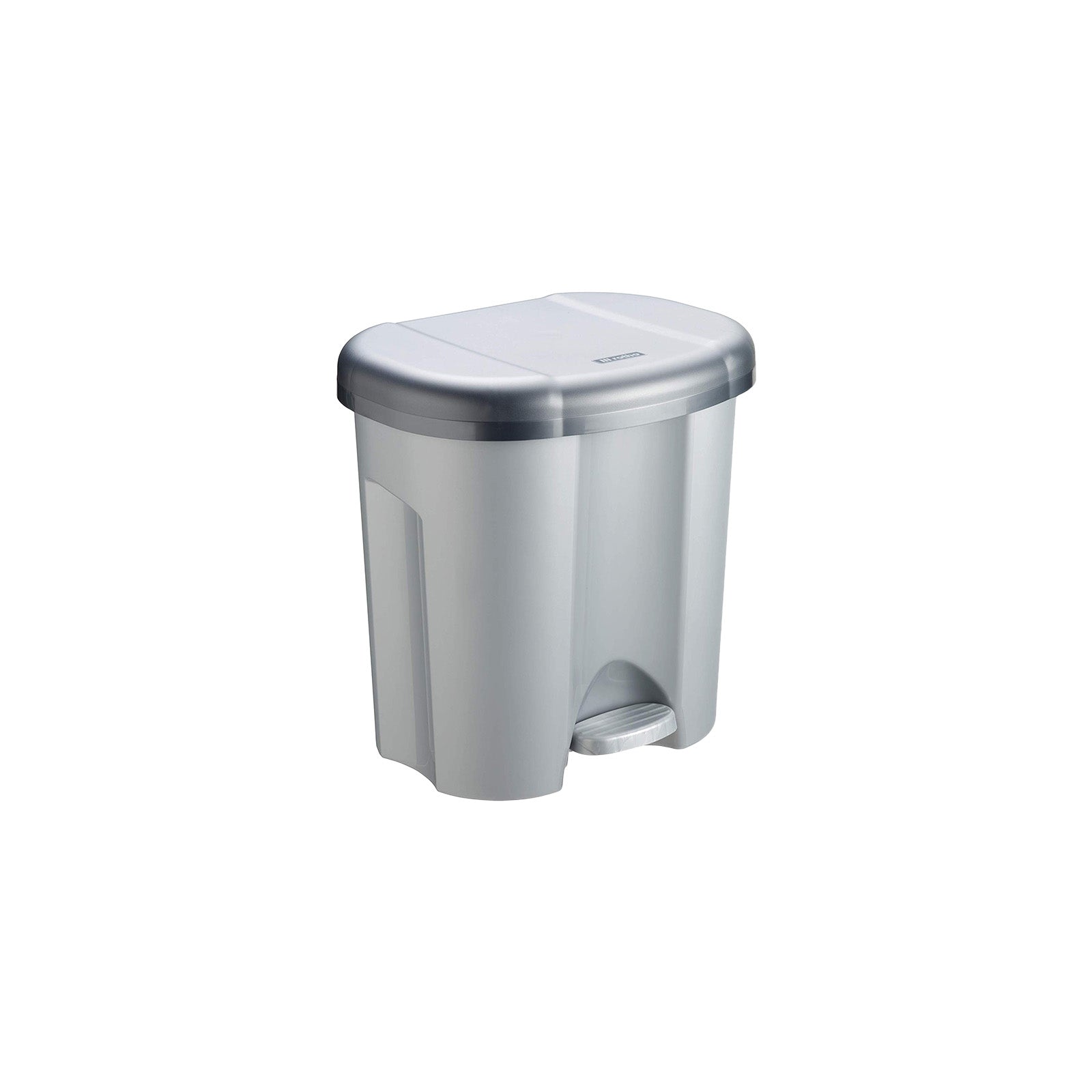 rotho-duo-abfalleimer-2x10-l-schwarz-treteimer-deckel image 3
