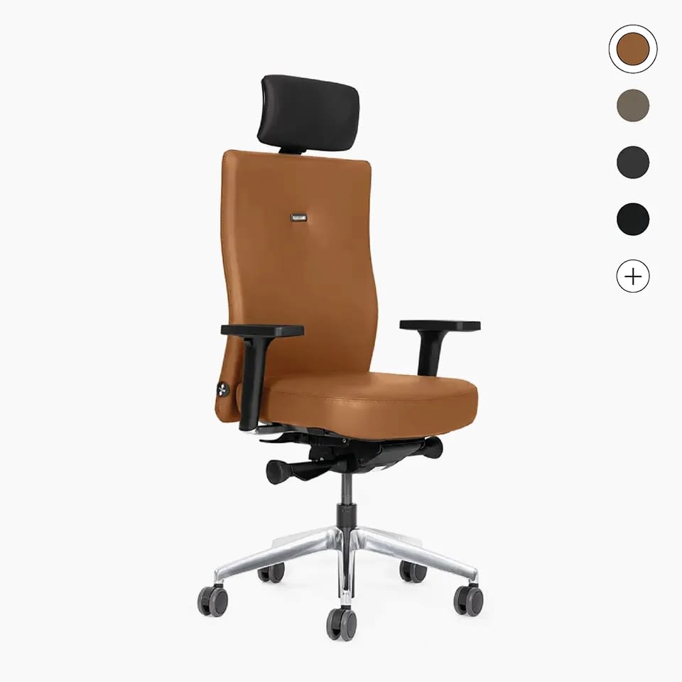 lento-agilis-comfort-b-rostuhl-leder-kopfst-tze image 1