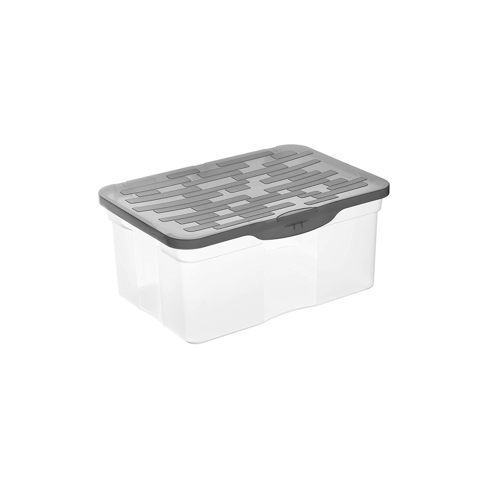 rotho-ranger-aufbewahrungsbox-din-a4-13l-transparent-stapelbar image 1