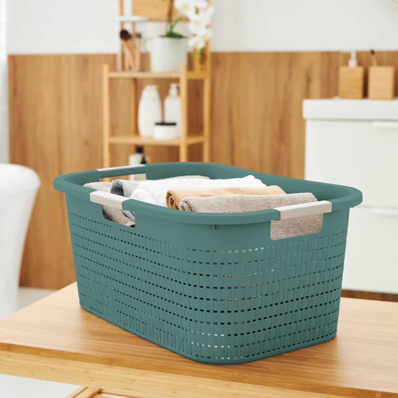 rotho-country-w-schekorb-40-l-3er-set-rattan image 7