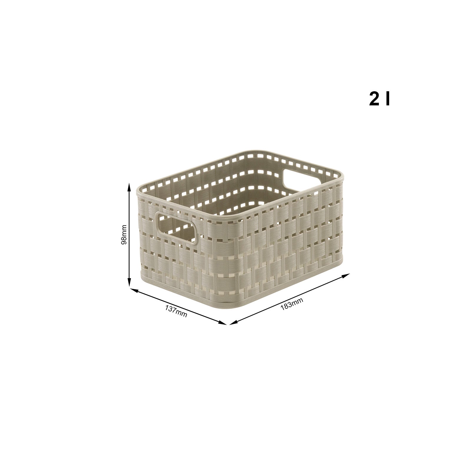 rotho-country-korb-a6-2-l-wei-3er-set-rattan-optik image 7