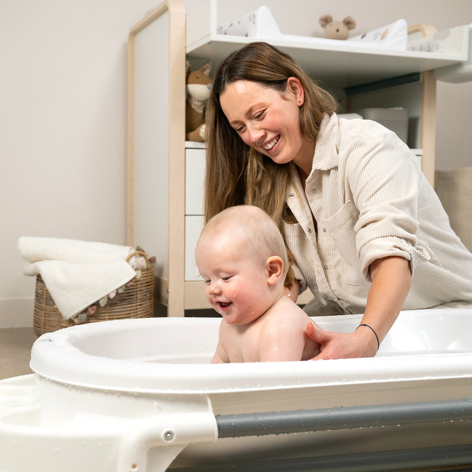 rotho-babydesign-top-xtra-babybadewanne-babywanne-wei image 7
