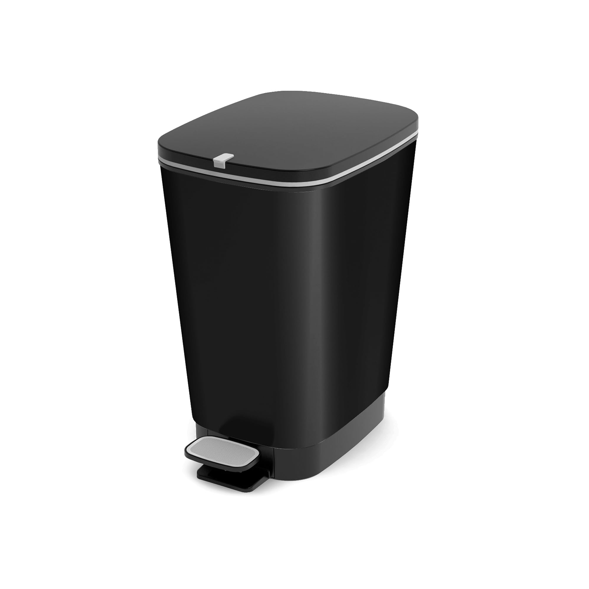 curver-chic-treteimer-45-liter-schwarz-metallic-mit-pedal image 6