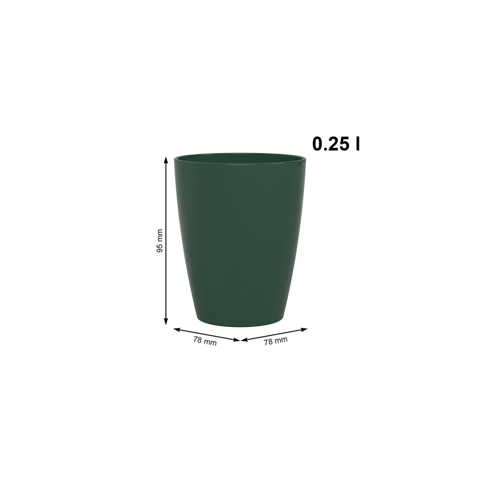 rotho-caruba-eco-trinkbecher-0-25-l-holzkohle-schwarz image 7