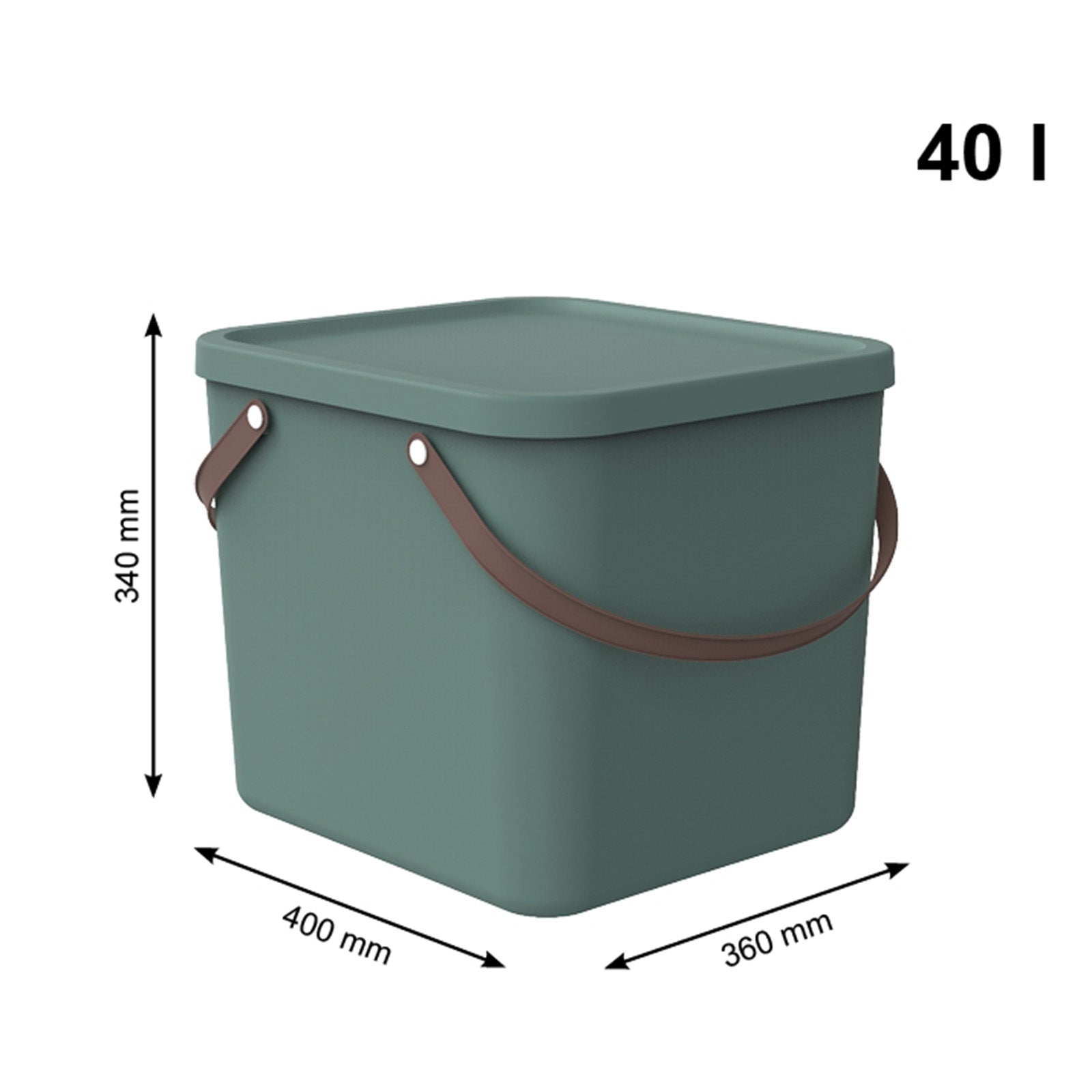 rotho-albula-box-40-l-anthrazit-mit-griff-recycelt image 7