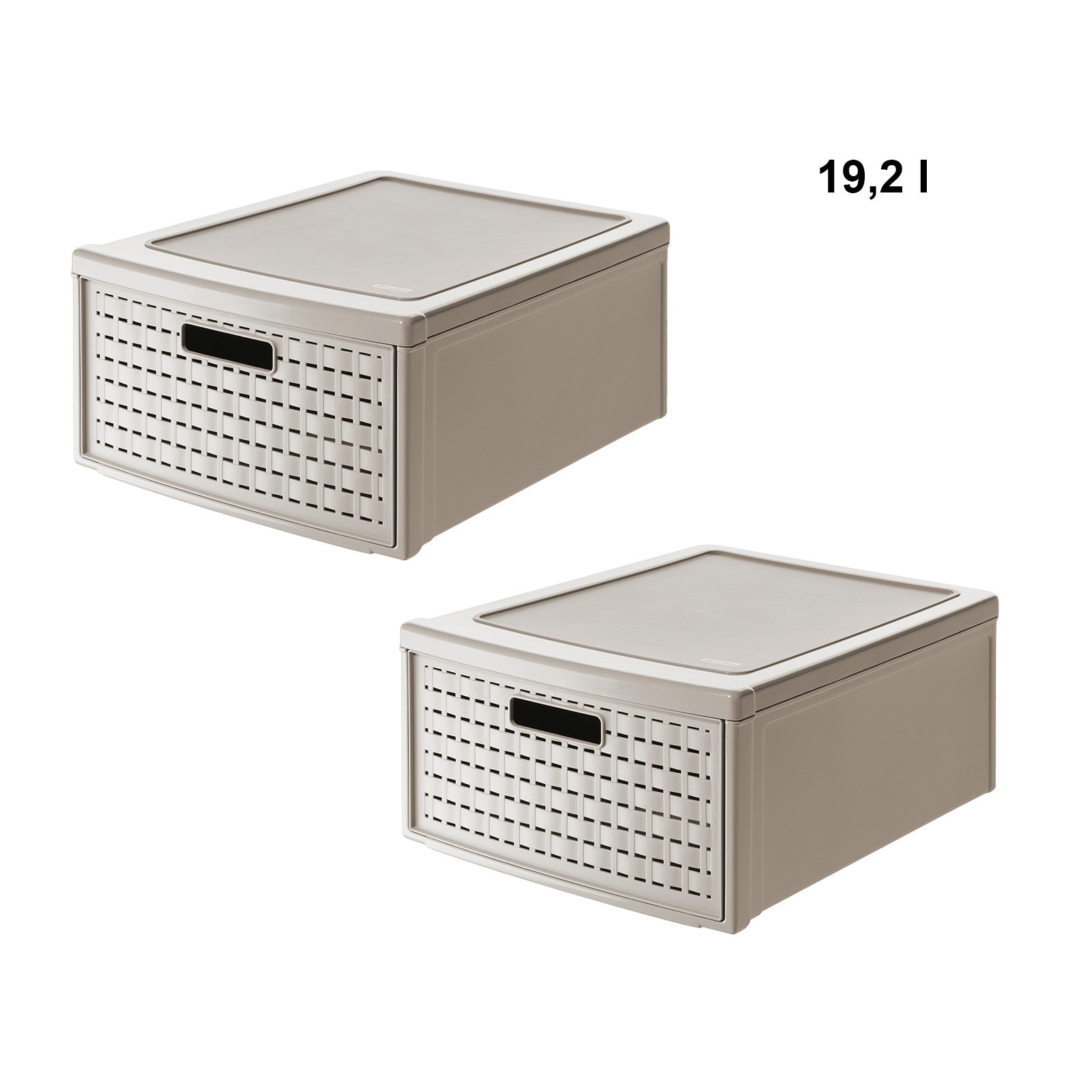 rotho-country-schubladenboxen-2er-set-19-2-l-stapelbar image 2