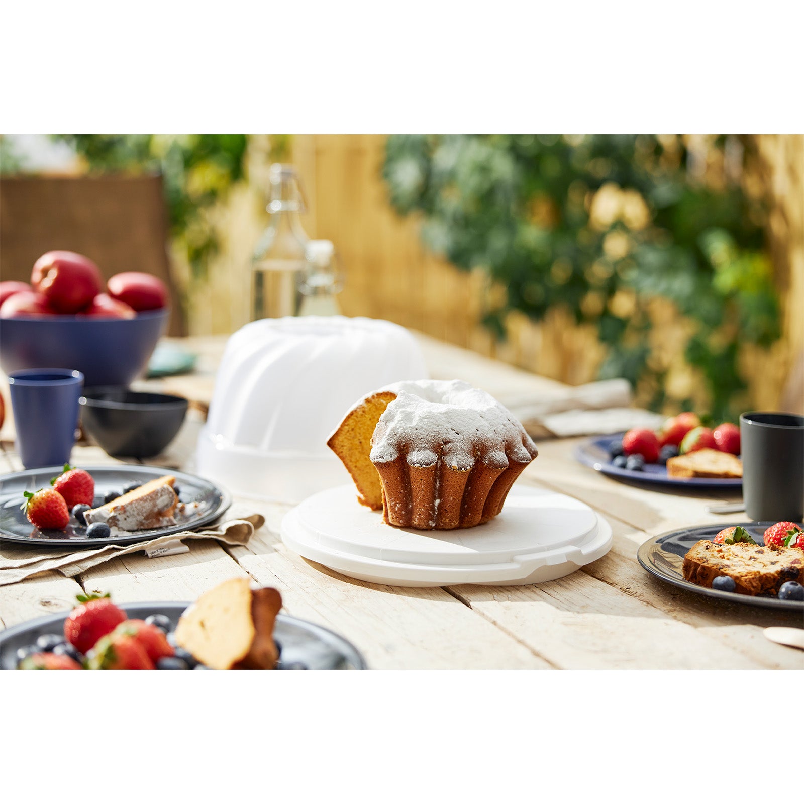 rotho-fresh-kuchenbeh-lter-gugelhupf-wei-mit-tragegriff image 5