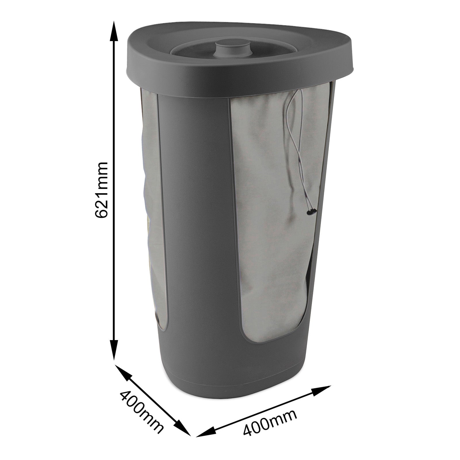 rotho-fabu-pfandflaschensammler-50-l-anthrazit-mit-beutel image 5