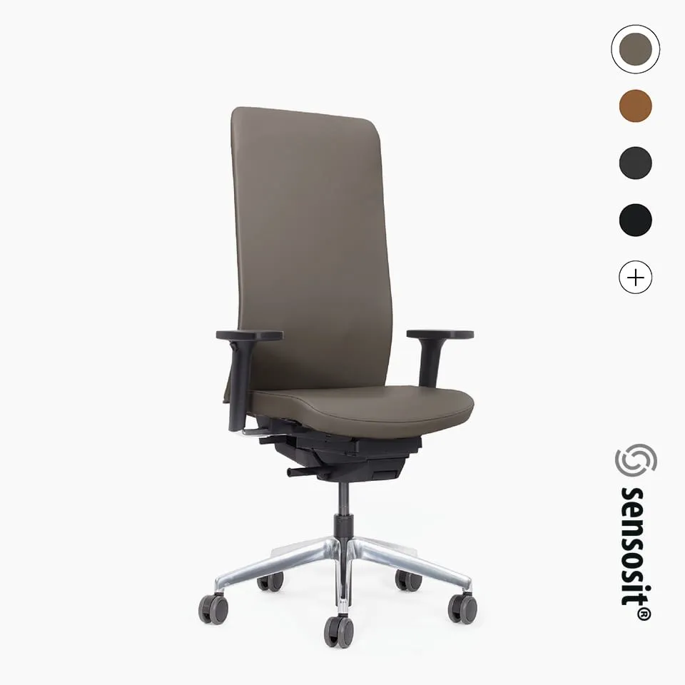 lento-agilis-matrix-comfort-b-rostuhl-leder-schwarz image 1