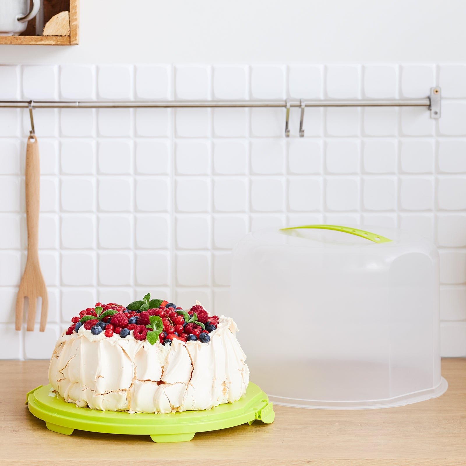 rotho-fresh-tortenglocke-xl-26cm-hoch-transparent-wei image 8